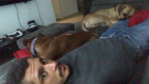 TopSiteCam Rocky Vallarta selfie with dogs