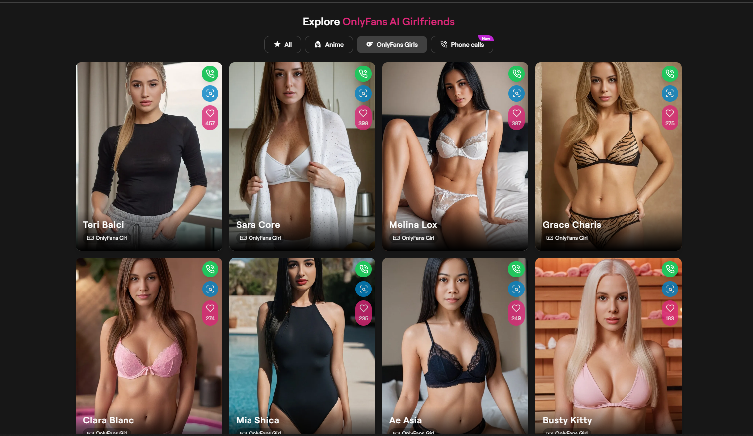 Create AI girlfriend like OnlyFans Model from FantasyGF